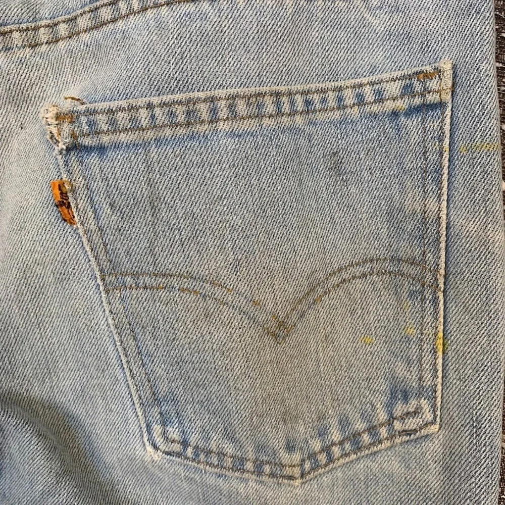 Vintage Levi's 517 Orange Tab Bootcut Distressed Denim Jeans Men's‎ 38